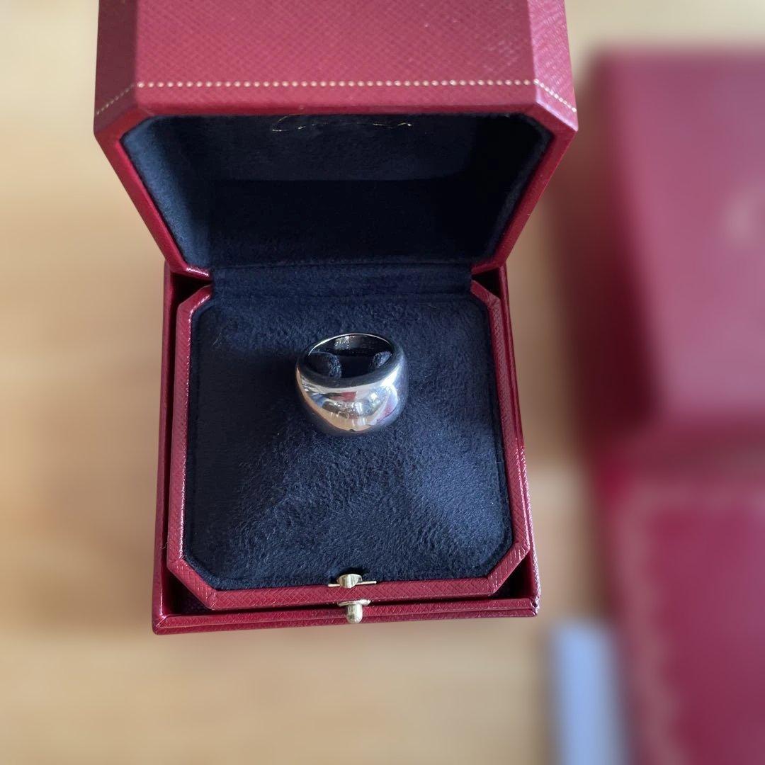 Cartier ヌーベルバーグk18wgリング 箱・証明書付き13号