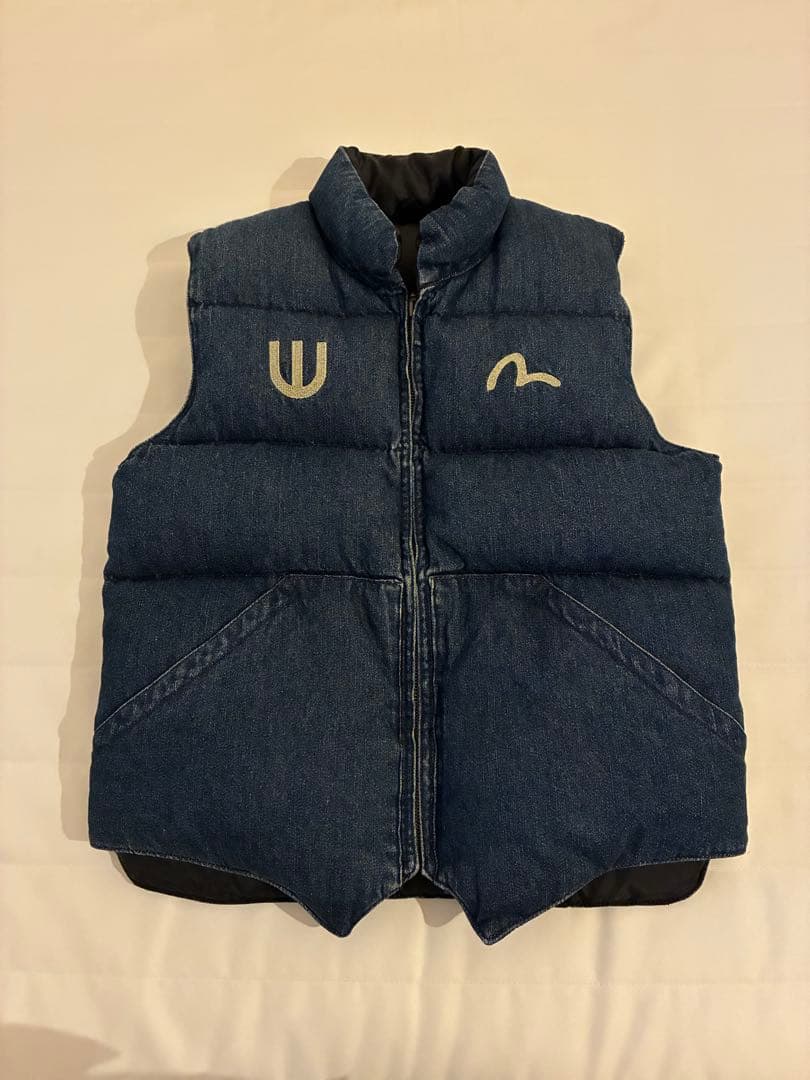 EVISU デニムダウンベスト❗️