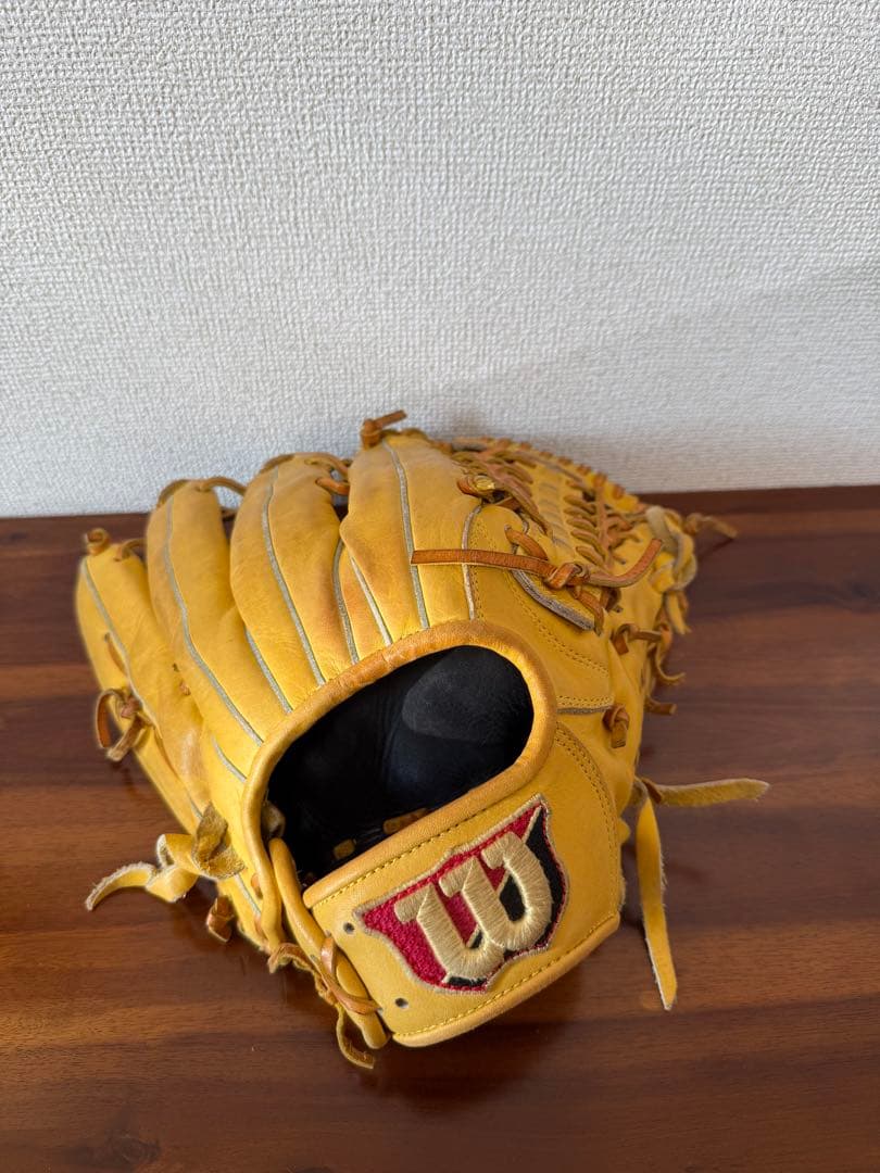 滝*人様 Wilson D7 Tak 軟式グローブ イエロー