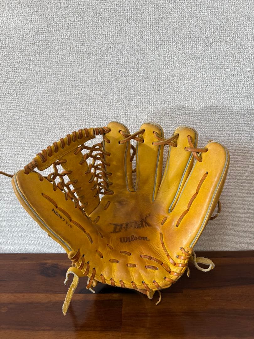 滝*人様 Wilson D7 Tak 軟式グローブ イエロー