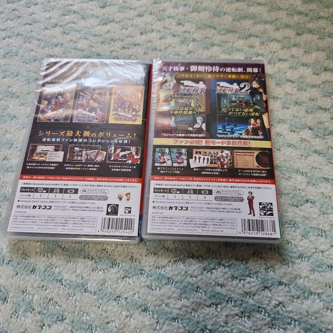 新品逆転裁判456 王泥喜セレクション & 逆転裁判1&2値下げ依頼禁止