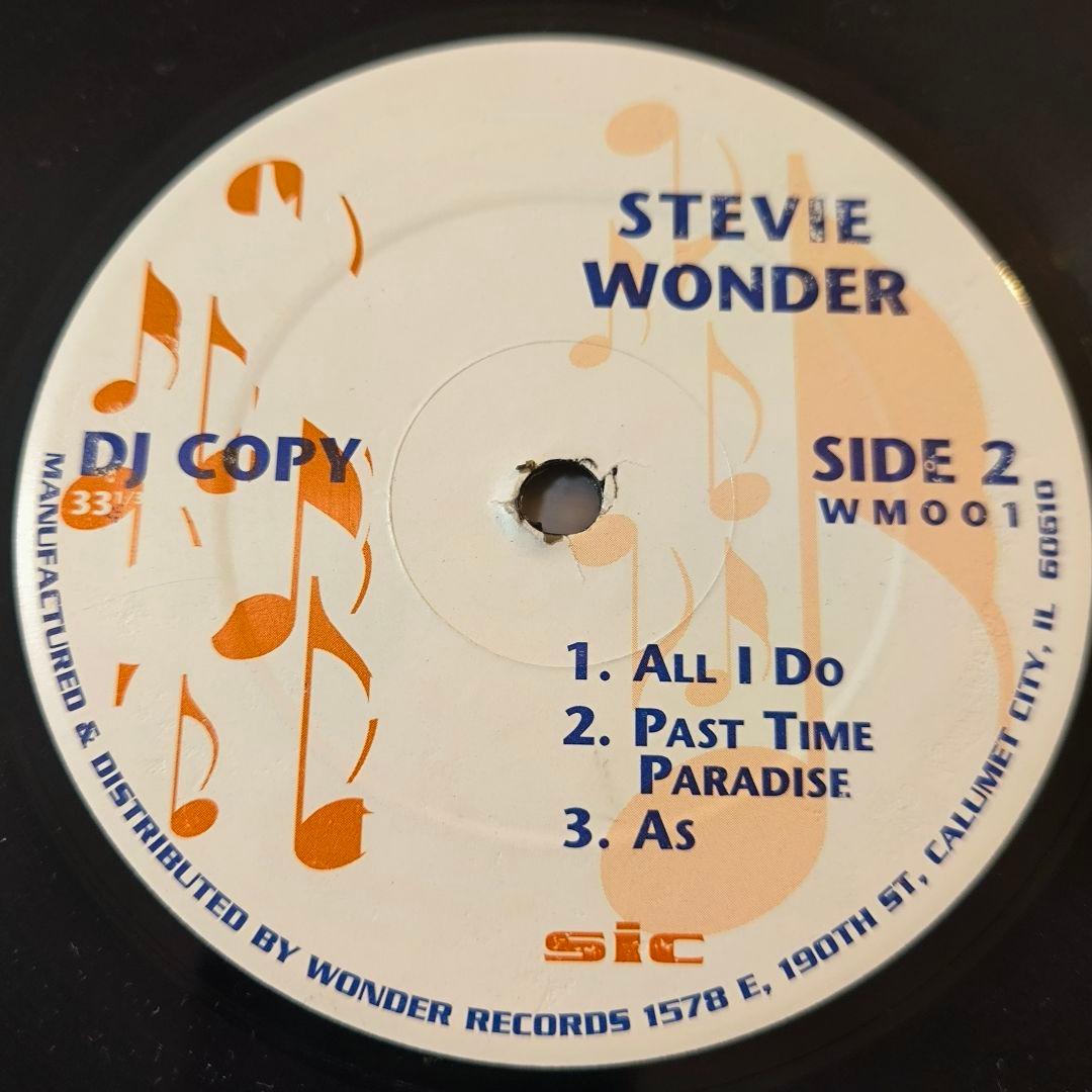 ​【DJユース・レア盤】Stevie Wonder　名曲5曲収録