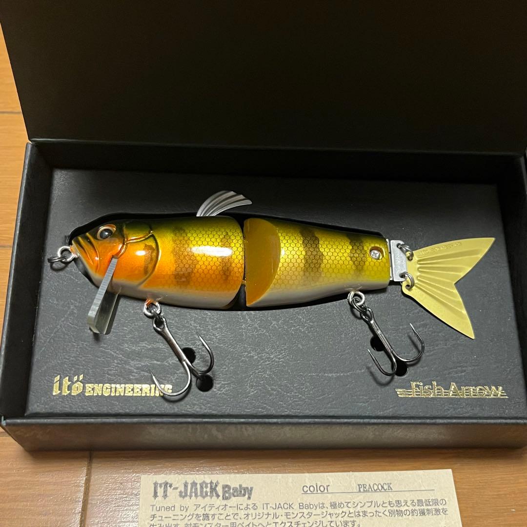 希少 メガバス IT-JACK Baby PEACOCK Megabass
