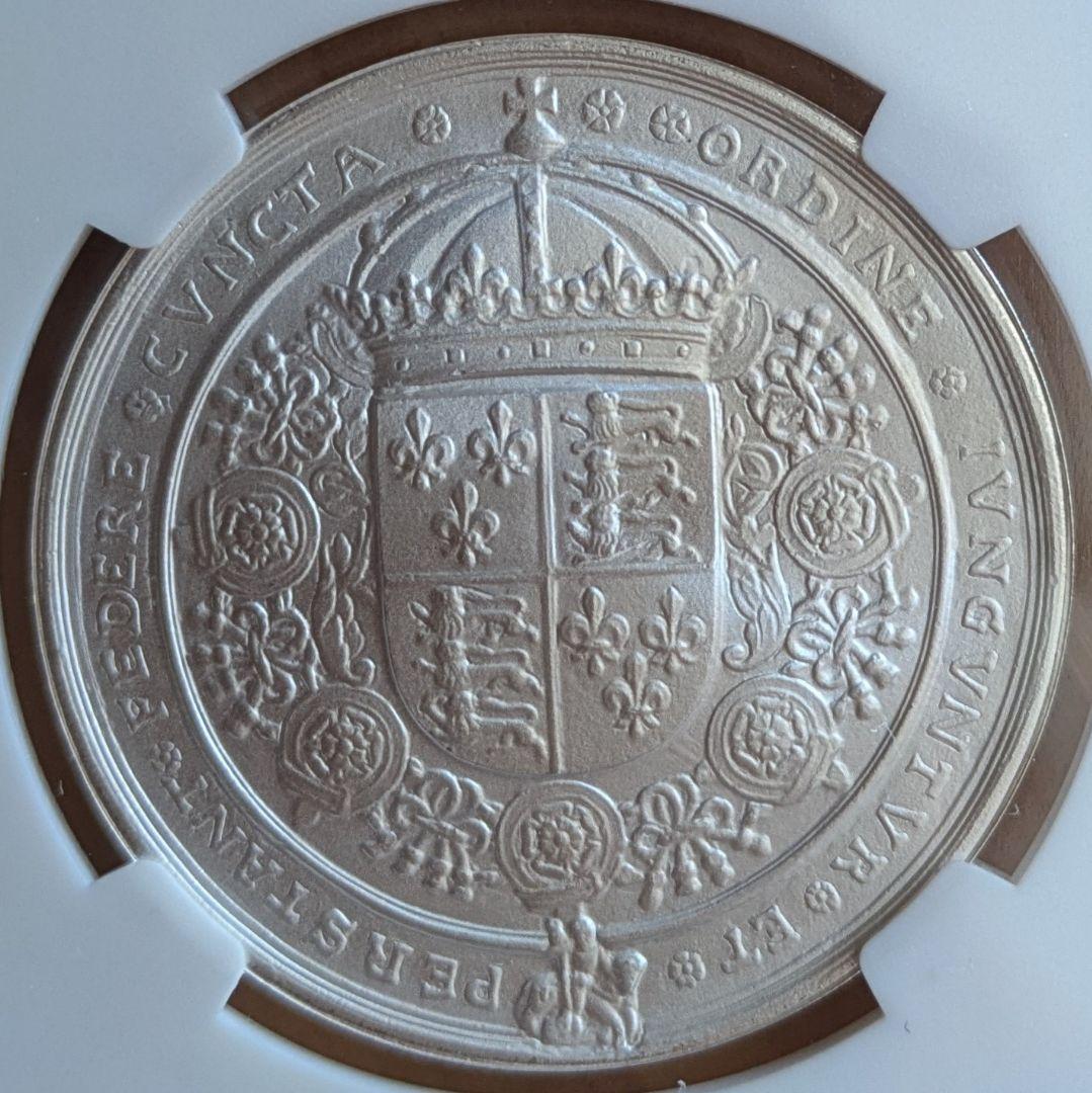 2024年 イギリス 1オンス 純銀 銀メダル「ヘンリー8世の国璽」silver