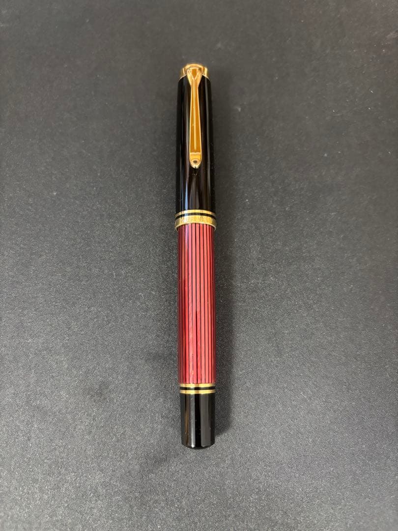 ペリカン スーベーレーン M800 赤縞 F 細字 万年筆