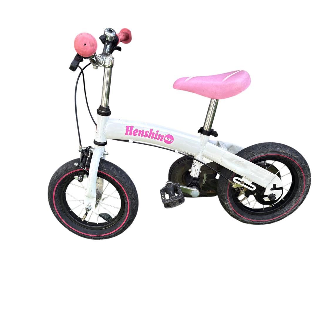 Henshin Bike へんしんバイク 限定カラー ホワイト x ピンク