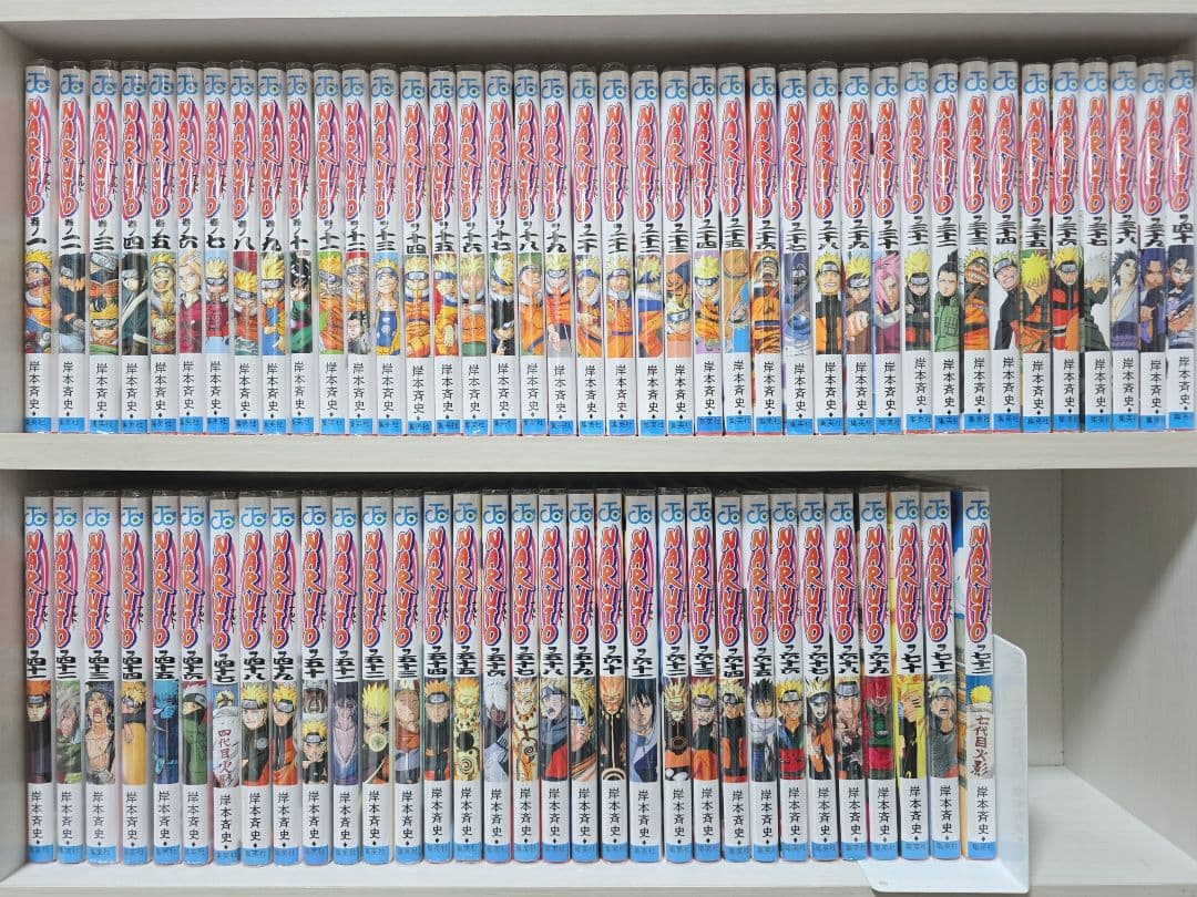 NARUTO 全72巻セット[完] 美品 全巻透明ブックカバー付き/N02