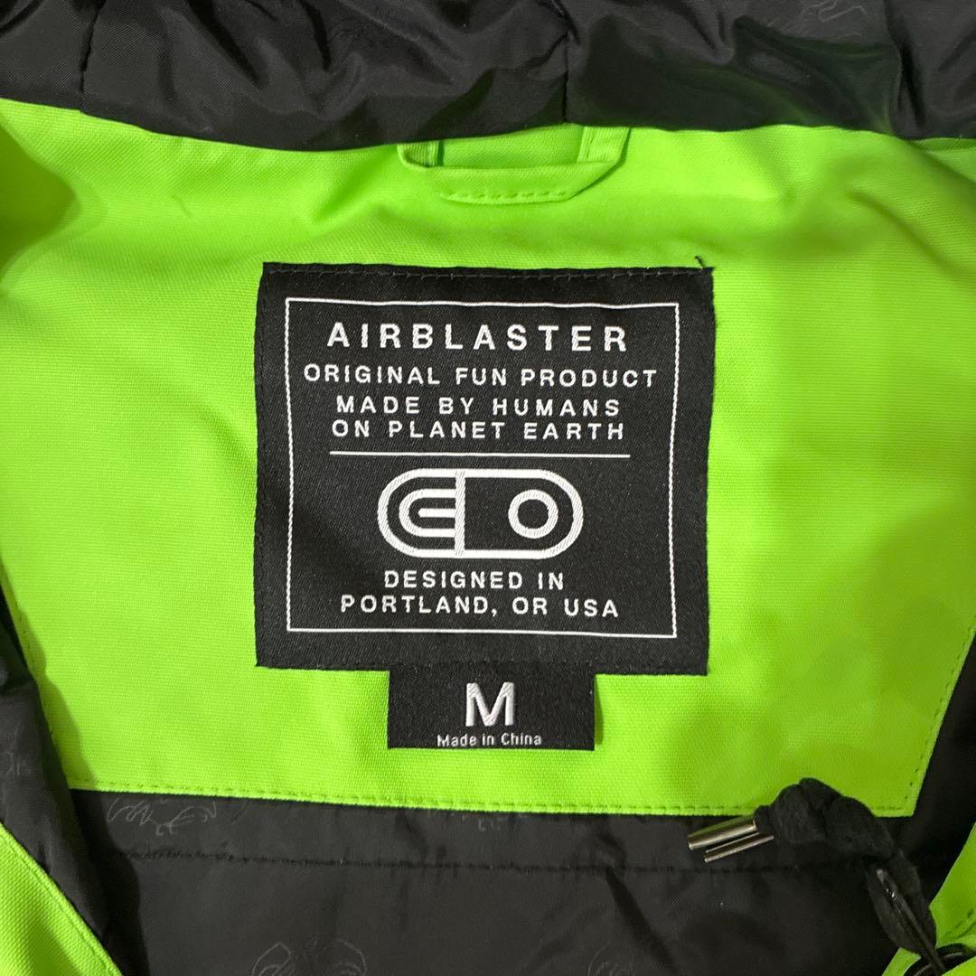 AIRBLASTER フリーダムジャケット Mサイズ　蛍光グリーン