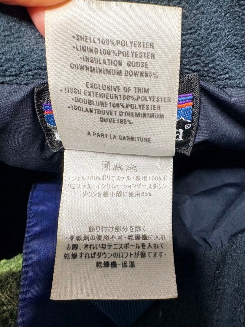 patagonia グースダウンベスト L