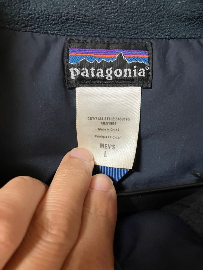 patagonia グースダウンベスト L