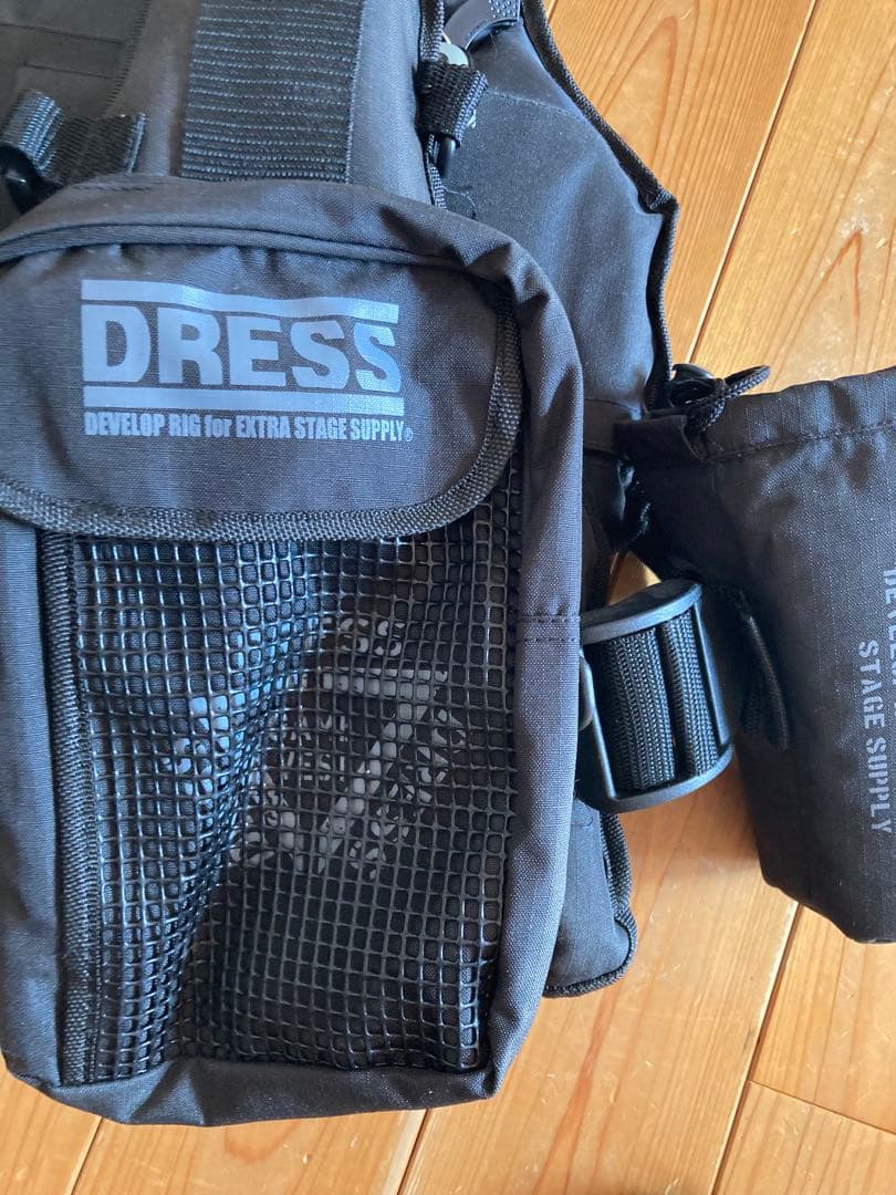 DRESS フィッシングベスト フローティングベスト ブラック