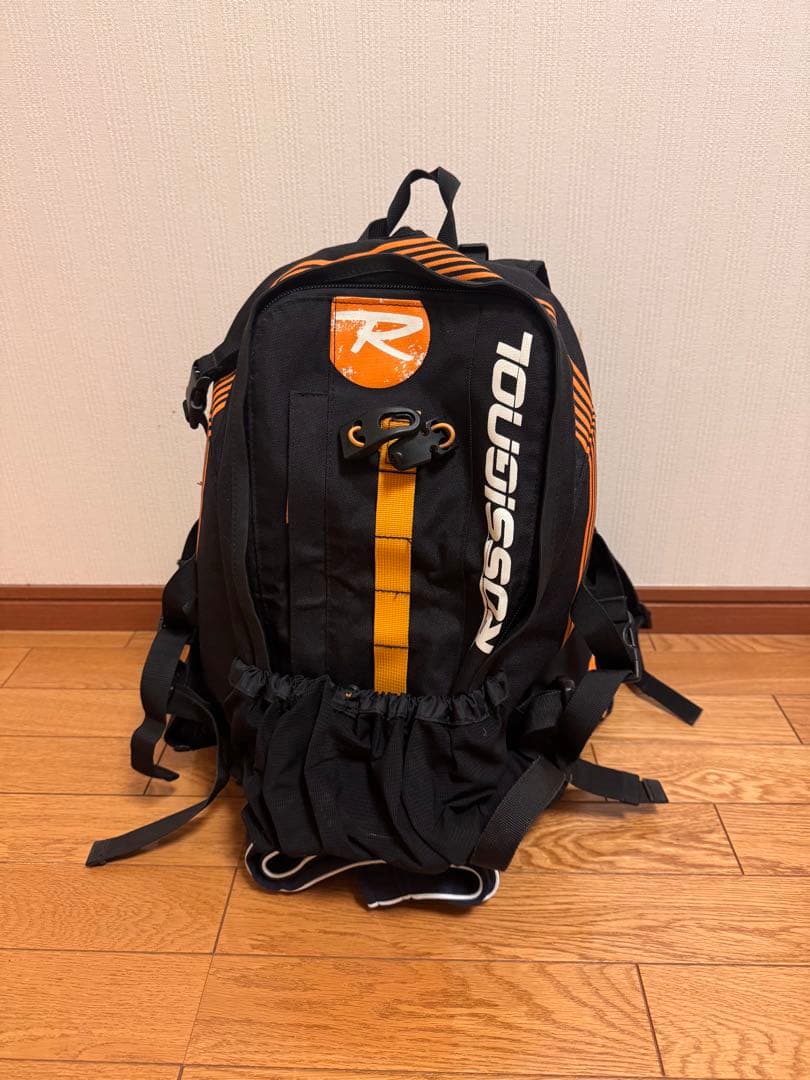 【値下げ可能‼️】ROSSIGNOL バックパック 黒オレンジ