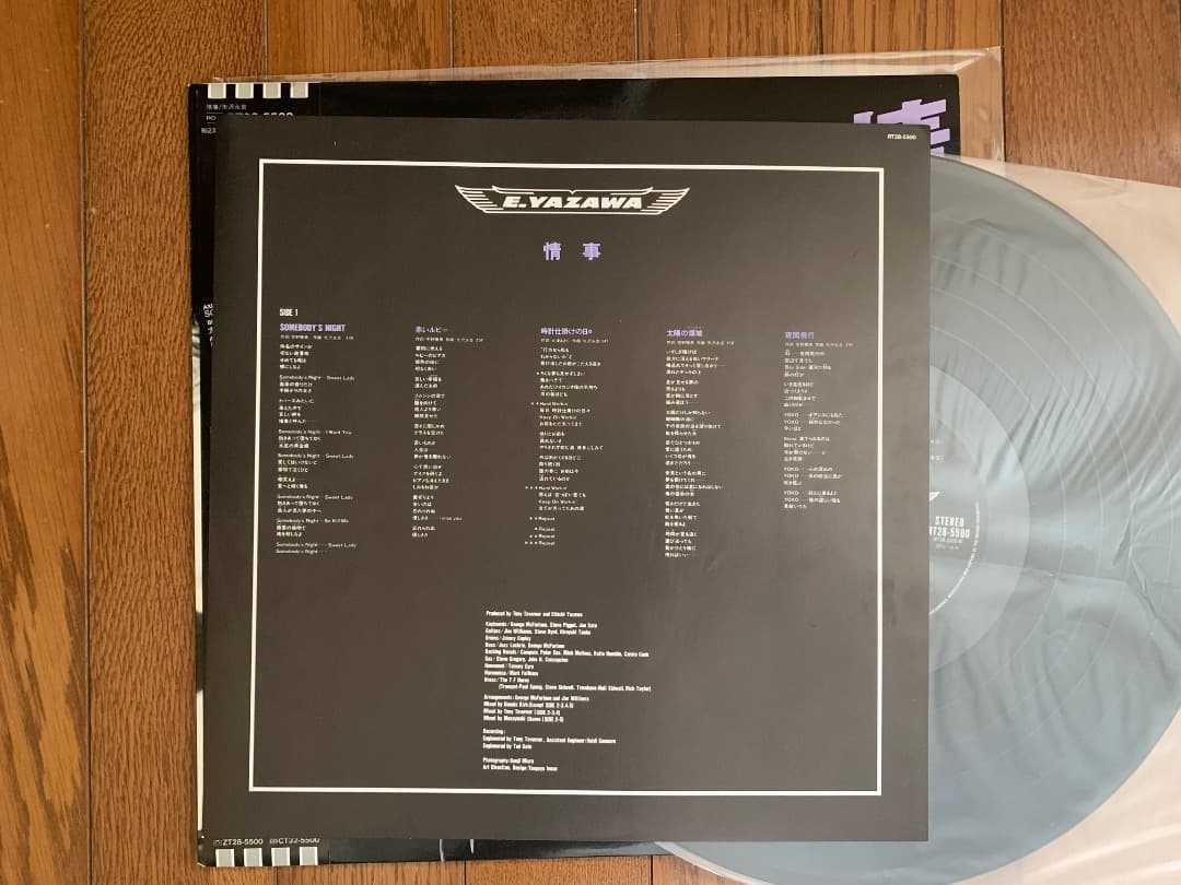 【帯付美品】矢沢永吉 情事 LPレコード R728-5500