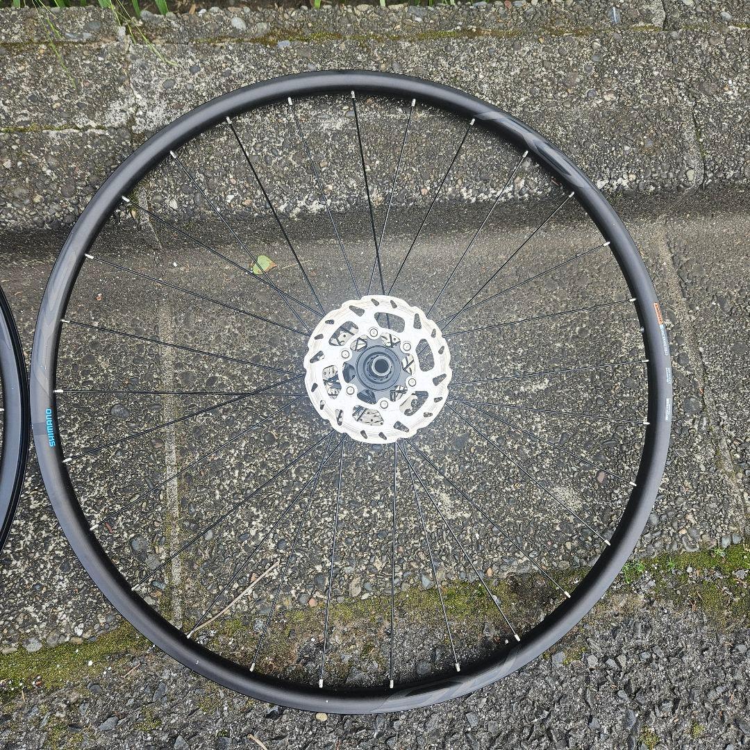ディスクブレーキ用　シマノ　RS　19c　アルミホイールセット