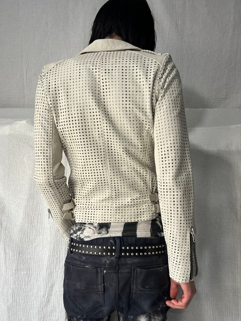 ジャケット・アウター \"IRO\" Mesh Gimmick Riders Jacket