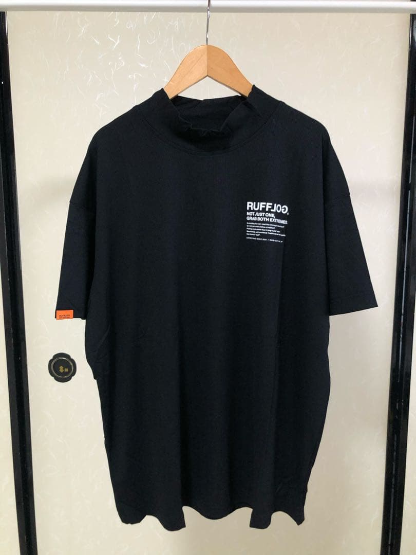 RUFFLOG MOCK NECK BLACK ラフロッグ　サイズXL