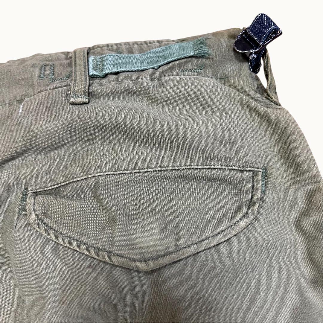 m-65 70年代 オリーブグリーン トラウザーズ