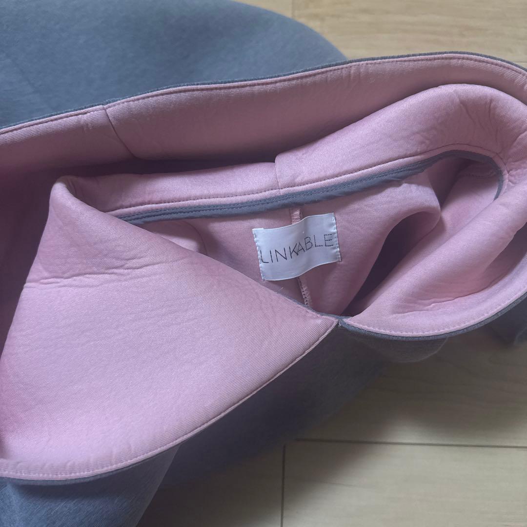 専用☆リンカブル　ボンディングフーディーワンピース　グレー