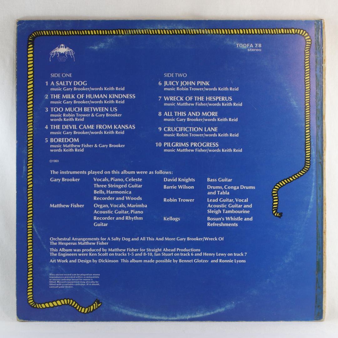 英LP Procol Harum A Salty Dog UK盤 stereo