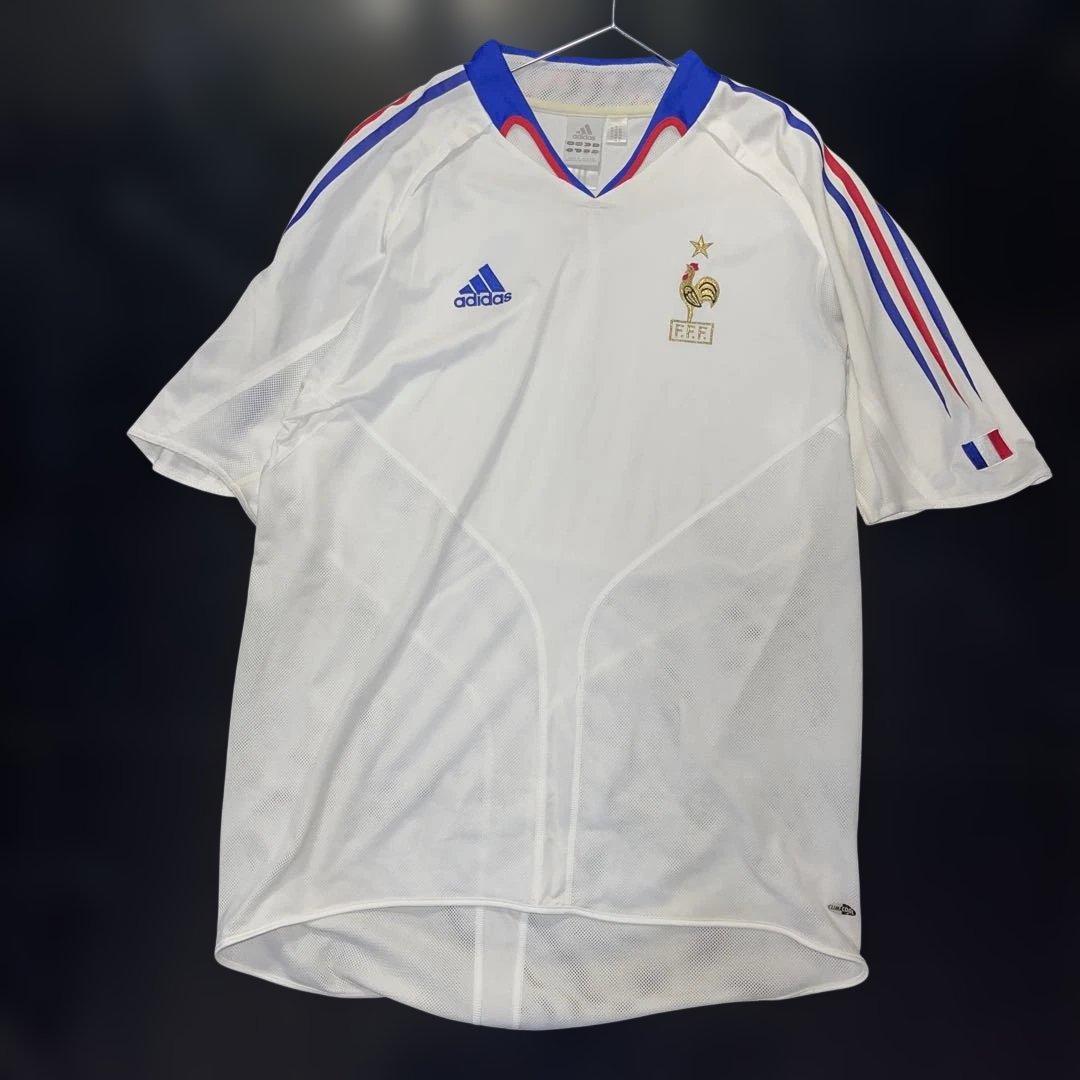 フランス代表 adidas 2004 ユニフォーム EURO 刺繍　アウェイ