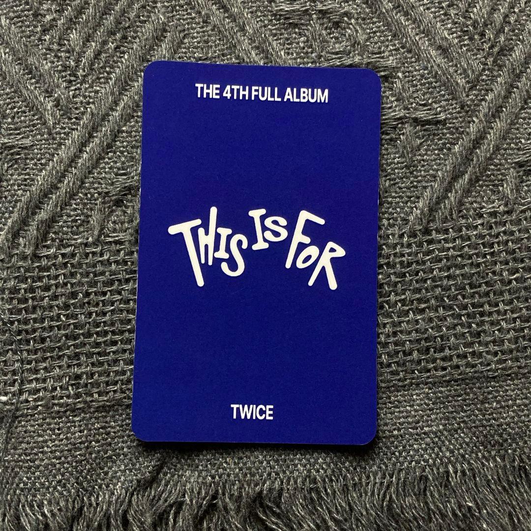 TWICE モモ THIS IS FOR 限定 7/13 事前収録トレカ