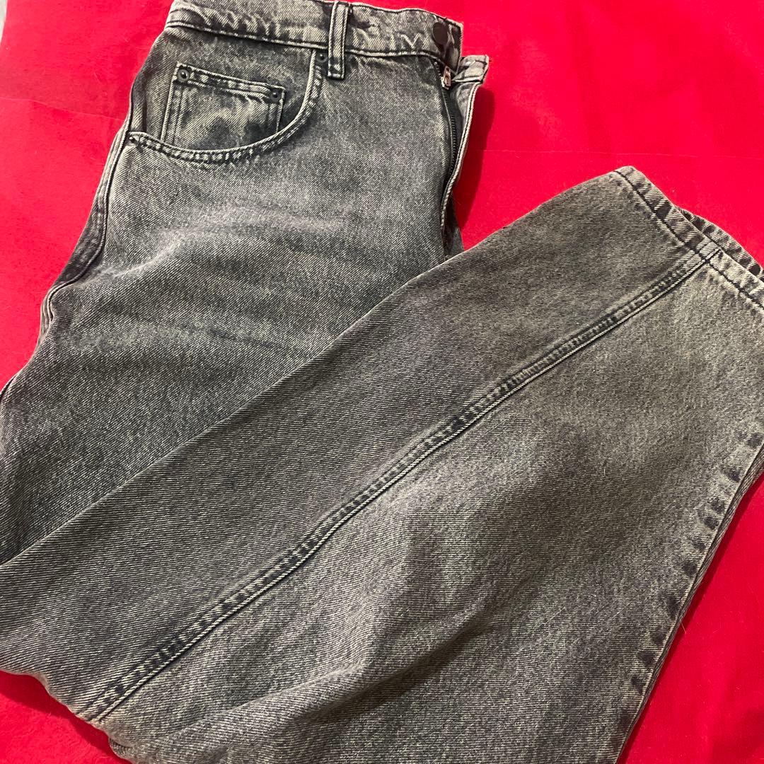 完売品 ZARA セットアップ コントラストフード付　デニムジャケット パンツ