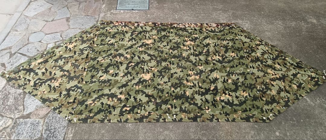 【美品】西ドイツ軍 アメーバカモ パップテント 1956年
