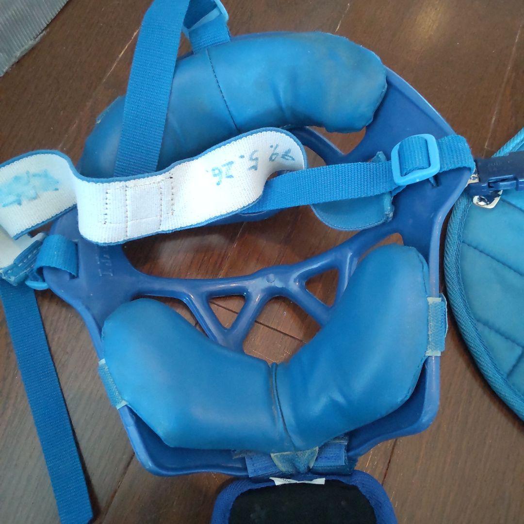 JSA ZETT ソフトボール キャッチャー 防具 一式 青
