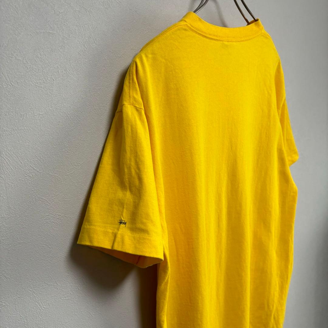 OLD stussy オールド ステューシー Tシャツ USA製 黄色 イエロー