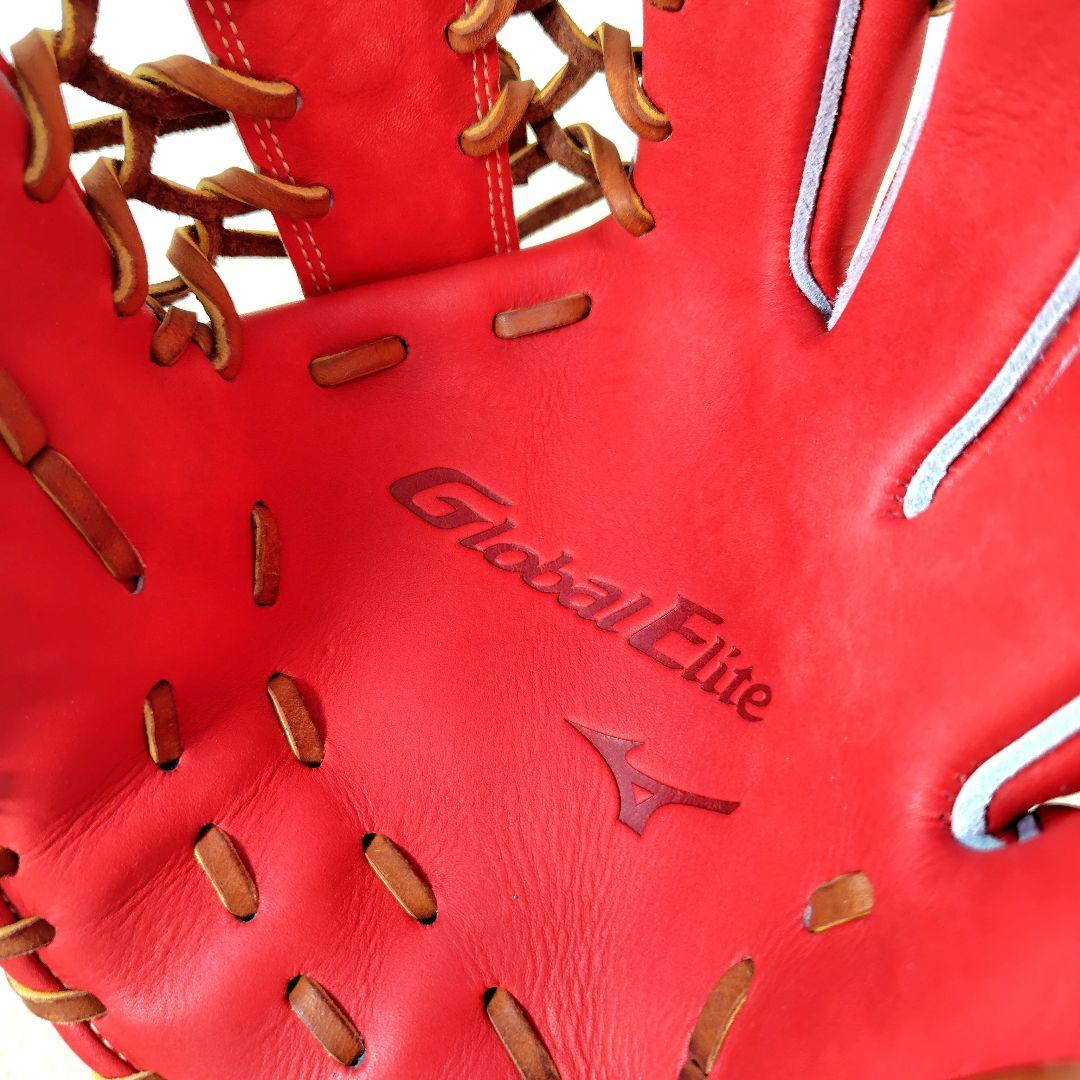 未使用級 MIZUNO ミズノ 軟式グローブ 外野手 グローバルエリート 右投げ