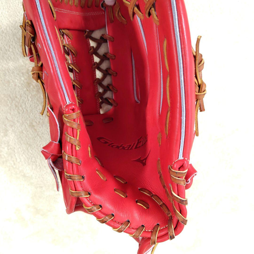 未使用級 MIZUNO ミズノ 軟式グローブ 外野手 グローバルエリート 右投げ