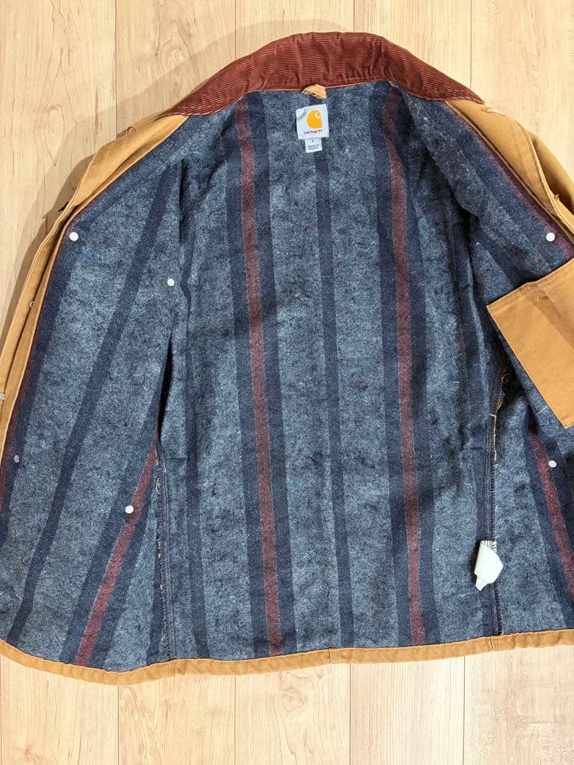 Carhartt カーハート ダックジャケット C001 コーデュロイ襟 S