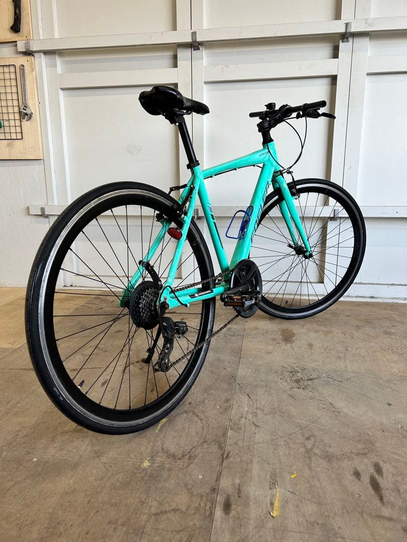ENFLER クロスバイク ミントグリーン SHIMANO 21段変速