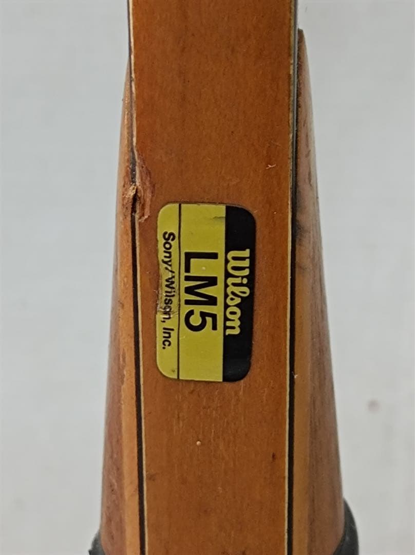 [八6998]Wilson 木製ラケット　ADVANTAGE LM5 レトロ