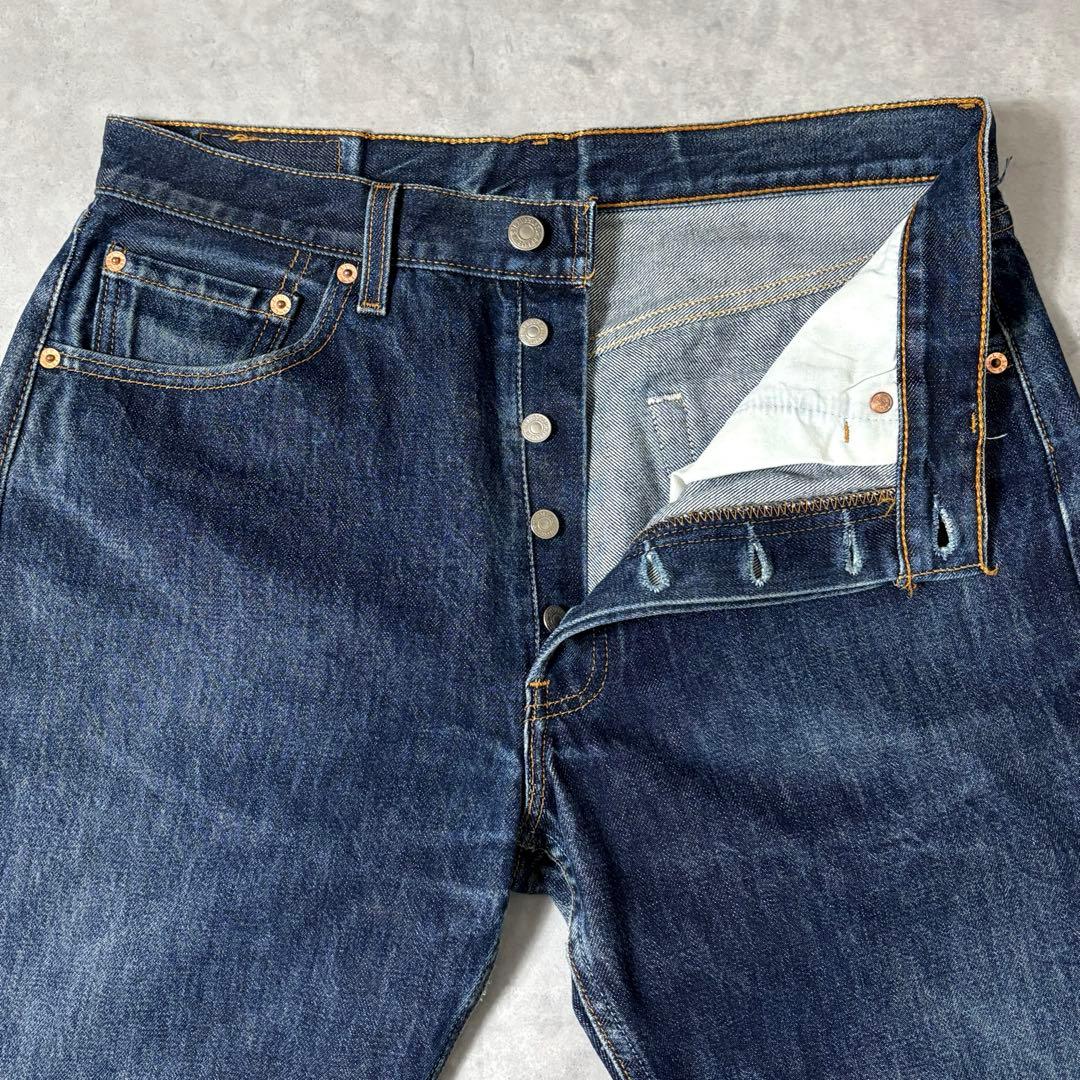 【90s USA製】 Levi's 501xx W34 濃紺 米国最終モデル