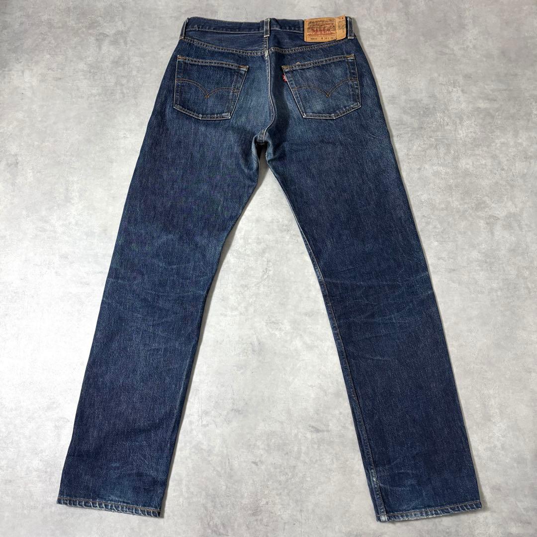 【90s USA製】 Levi's 501xx W34 濃紺 米国最終モデル