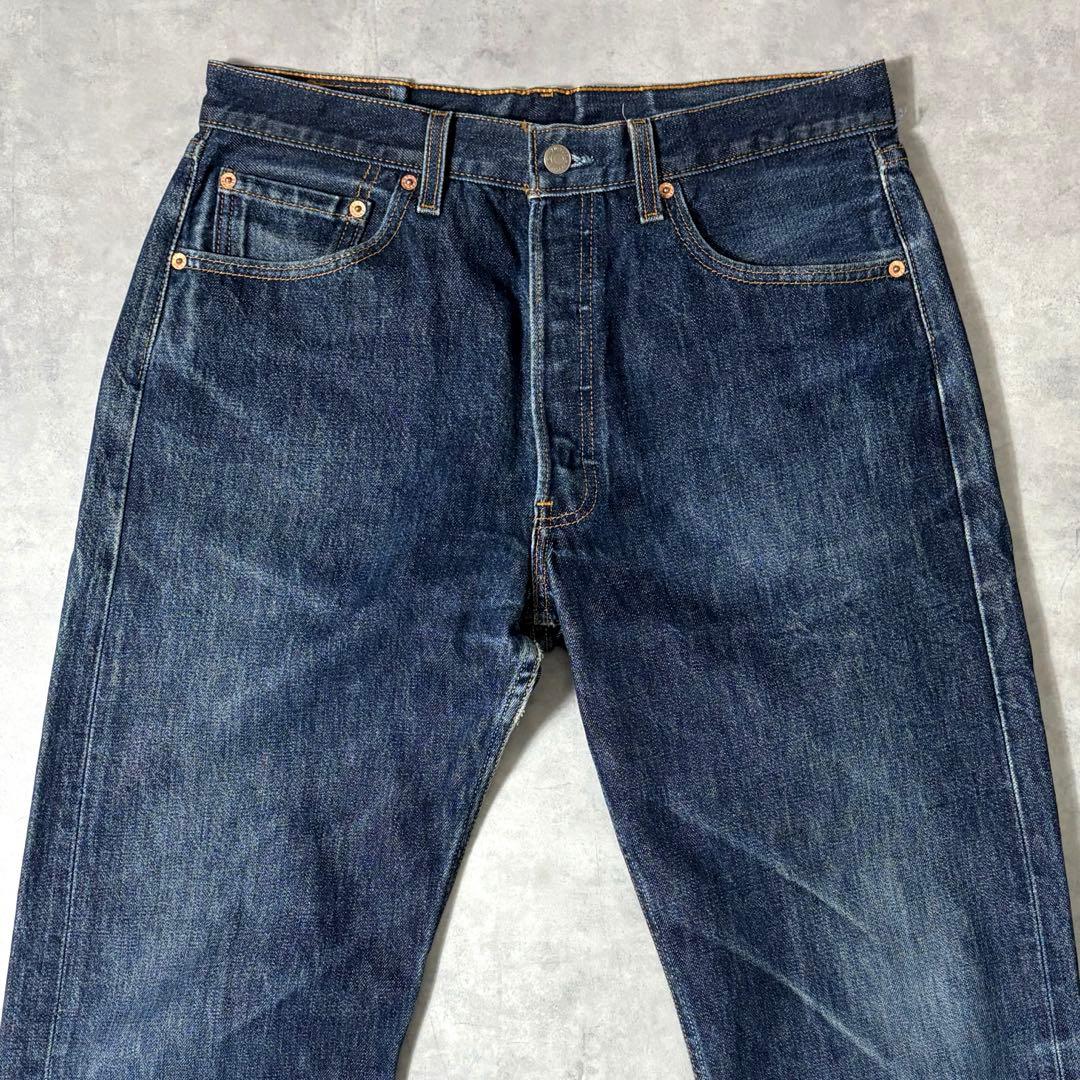 【90s USA製】 Levi's 501xx W34 濃紺 米国最終モデル