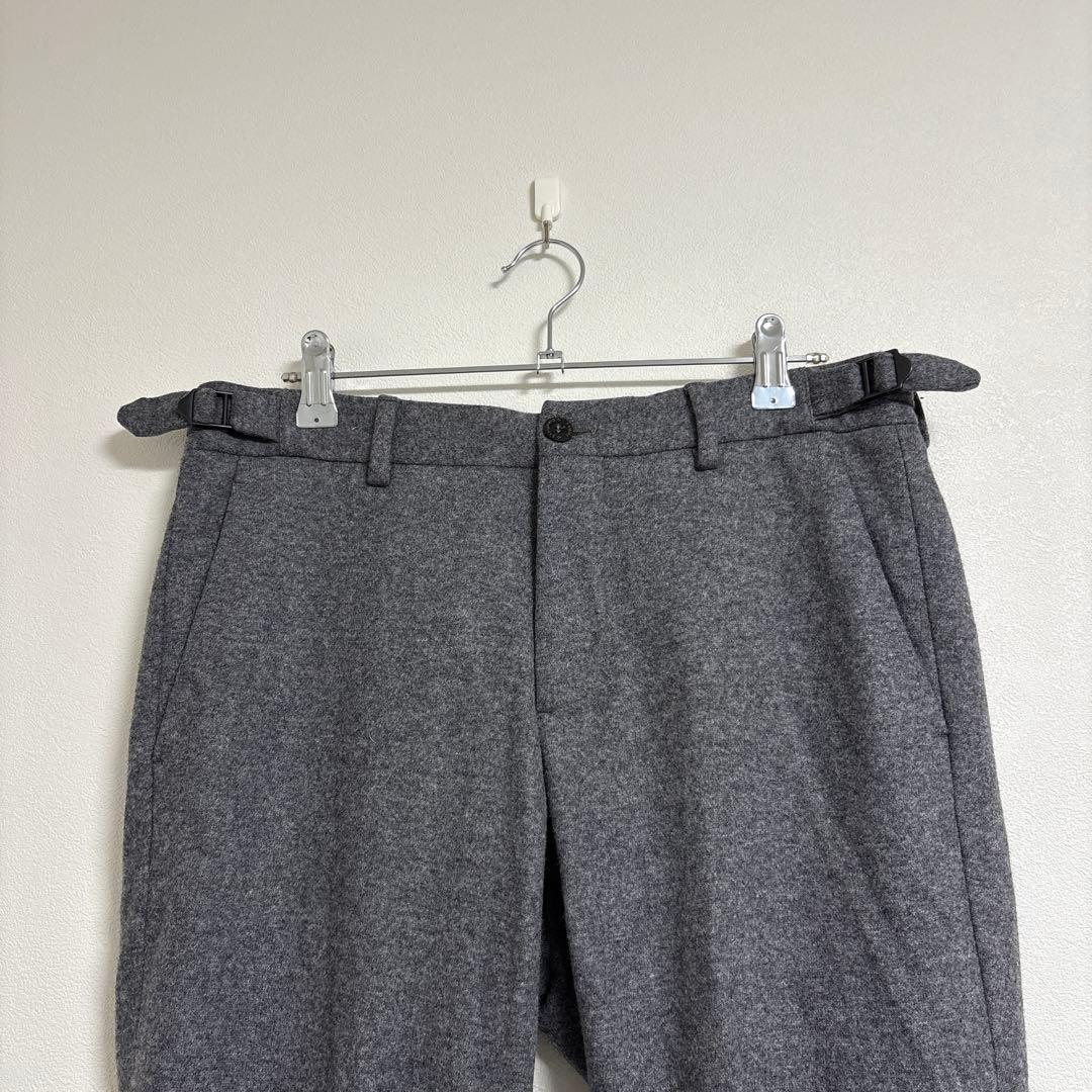 Santaniello ウールジャージ リブパンツ イタリア製
