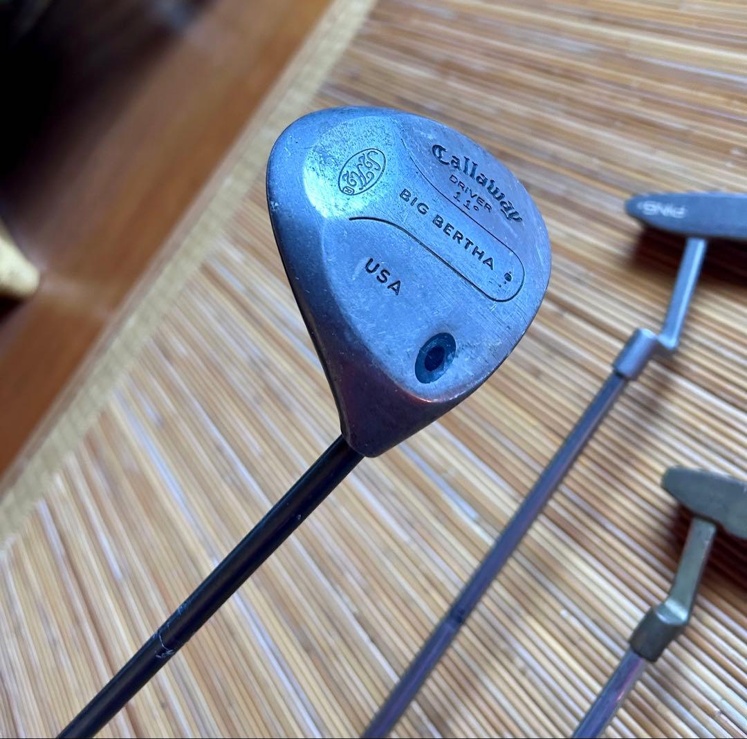 ドライバー(Callaway)／パター(PING:1本) 3本セット