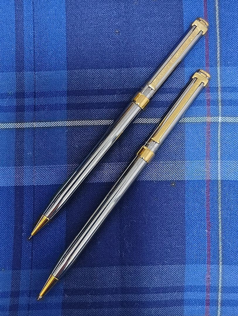 【美品】Tiffany & Co. Tクリップ　ボールペン＆シャープペンセット