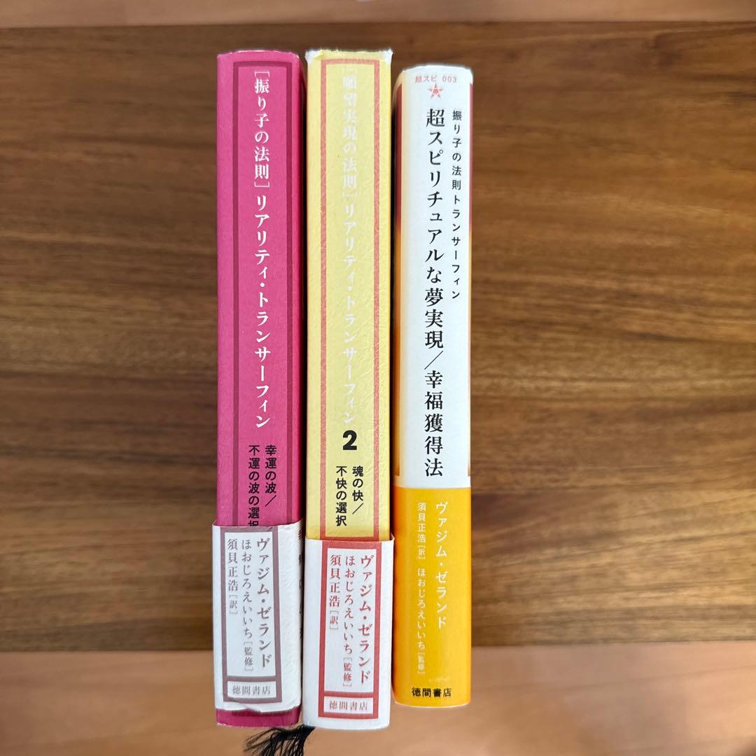 【絶版本】リアリティ・トランサーフィン/振り子の法則3冊セット（書込みなし）