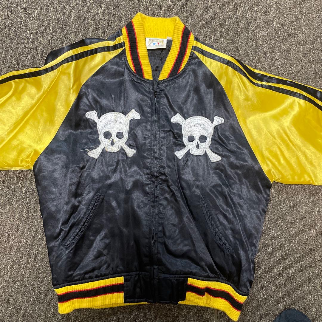 【WBC開幕】90's MLBパイレーツスタジャン M刺繍ロゴ ヴィンテージ