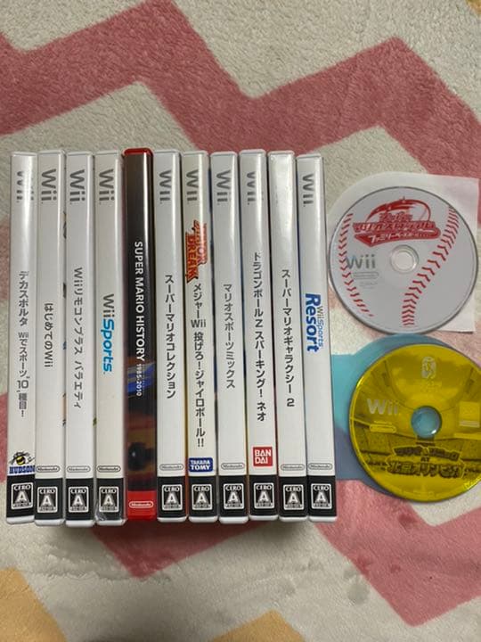 Wii本体　ソフト13個　別売り不可