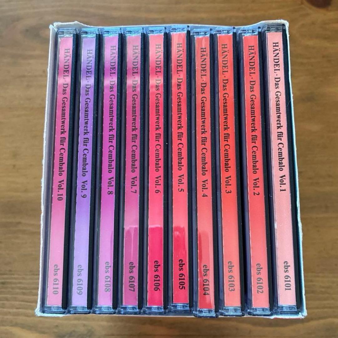 G.F.ヘンデル　チェンバロ作品全集　エーベルハルト・クラウス　10CD