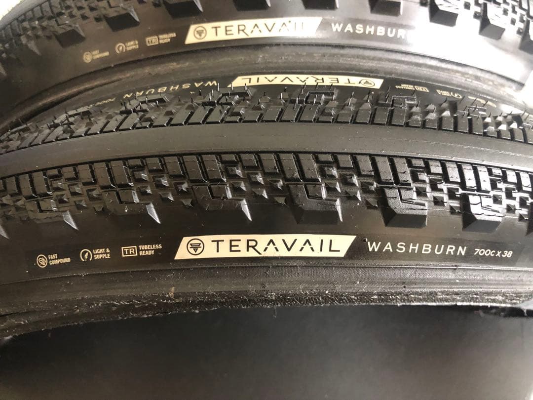TERAVAIL WASHBURN 700 38 テラベイル チューブレスタイヤ