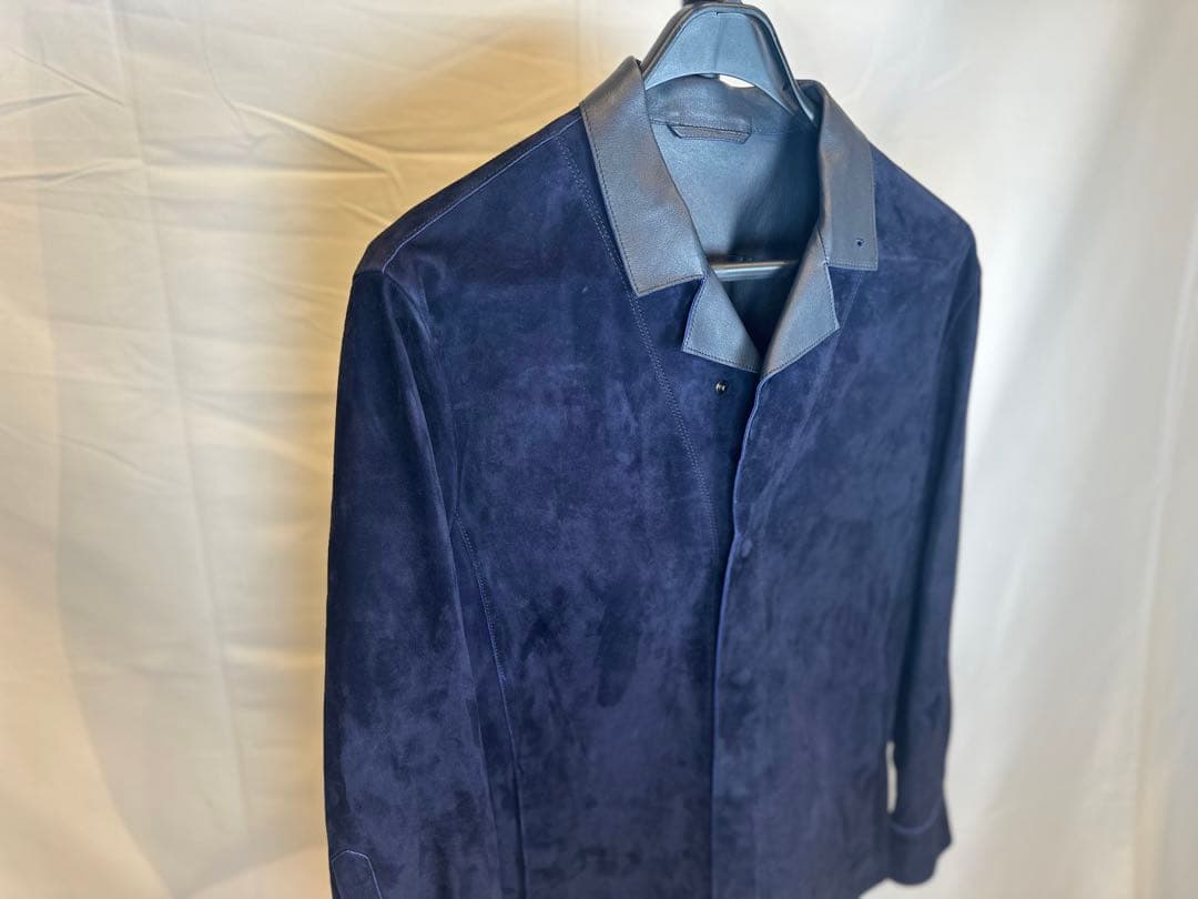 GIORGIO ARMANI ASG06P 羊革 ラムレザーシャツジャケット
