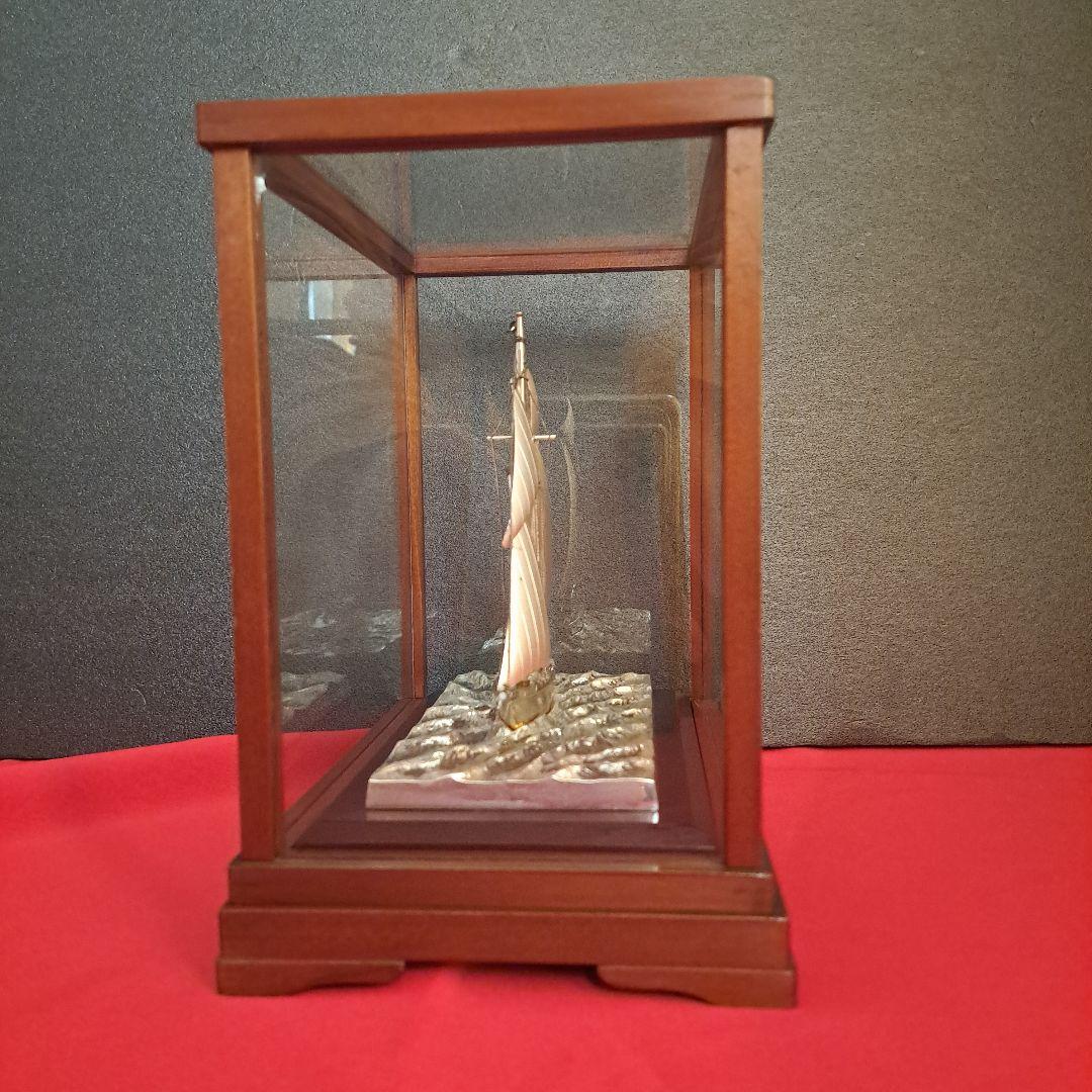 銀製　ヨット　金属工芸品