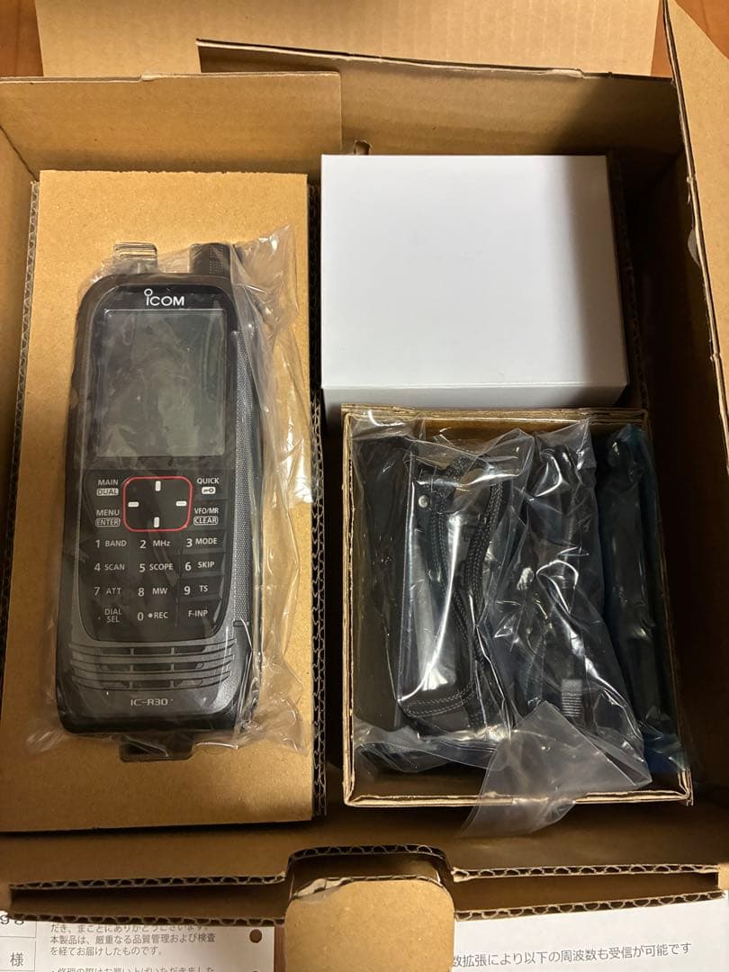 [新品同様] ICOM IC-R30 受信拡張改造済 おまけ付