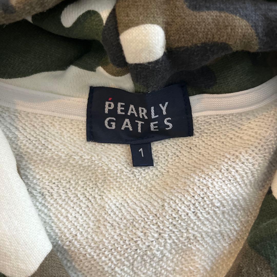 PEARLY GATES 迷彩柄フード付きセーター サイズ1