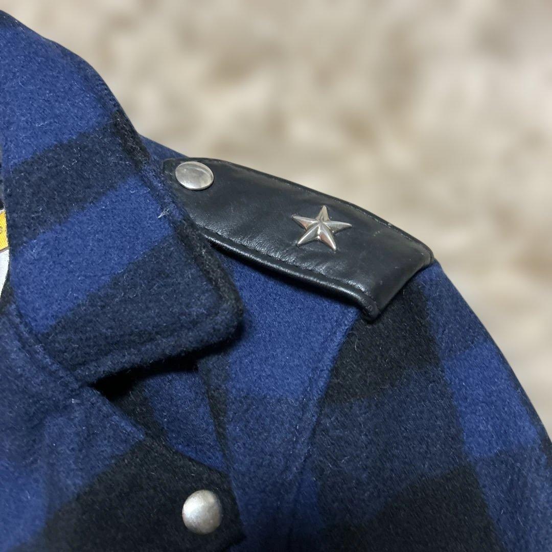 USA製ショットschottライダースワンスター レザーxウール34